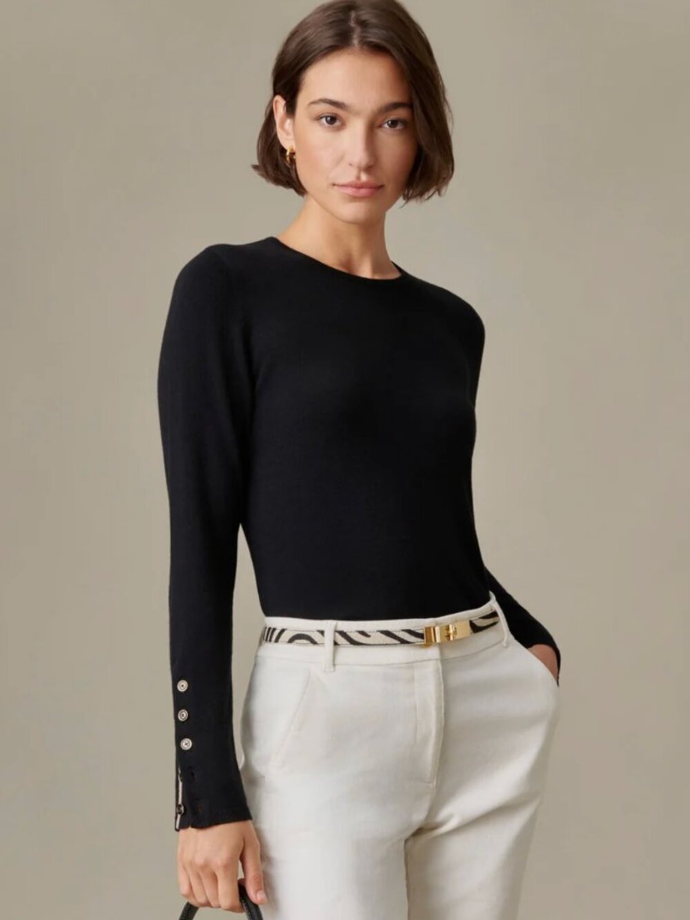 J.McLaughlin Jamey Cotton Sweaters - Set of 3, XS